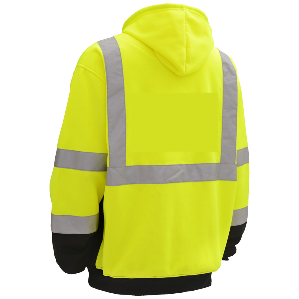 GSS Safety 7001 Type R Class 3 Black Bottom Safety Sweatshirt from Columbia Safety